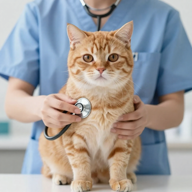 freepik closeup ginger british shorthair on white exam tab 48563